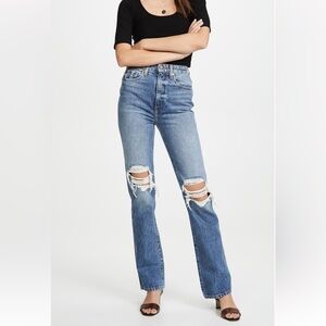 Khaite Danielle High Rise Jeans